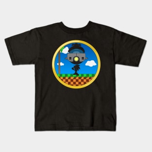 Minimalist Sonic The Hedgehog Kids T-Shirt